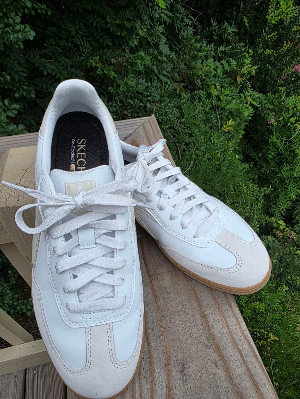 Skechers Court‑Style Sneakers Women’s 8.5 | Hotshot‑Kickoff White/Natural